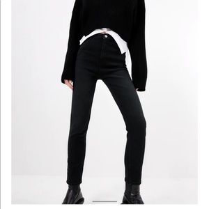 Zara Warm Vintage High-Waisted Skinny Jeans